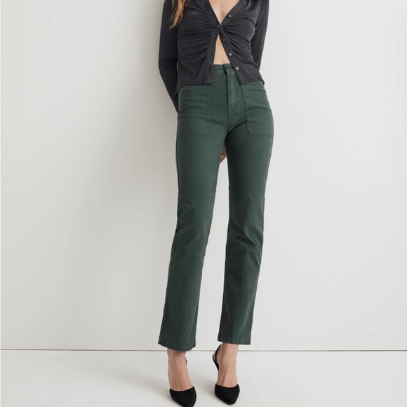 NWT! 🔖 Madewell The '90s Straight Utility Pant in Garment-Dyed Canvas - Picture 2 of 8